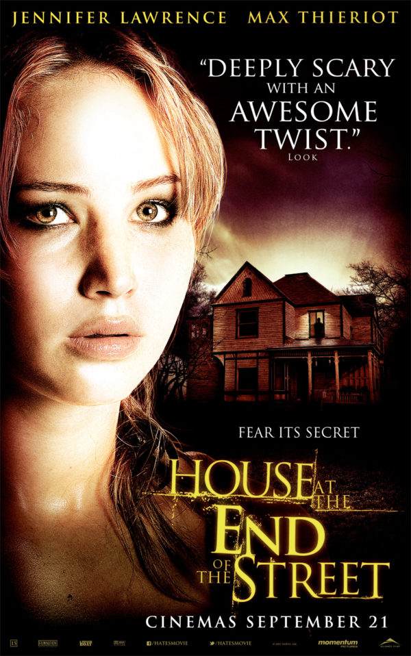 Movie poster for House at the End of the Street