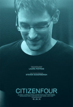 "Citizenfour," a documentary about whistleblower Edward Snowden, won an Academy Award.
