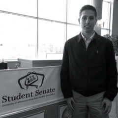 Student Senate President Christopher Morgan
