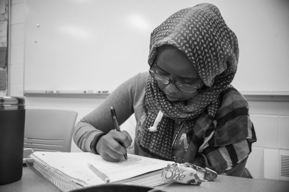 When Ibrahim made the decision to go to college, her family wasn't totally behind her at first.