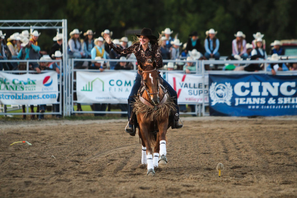Abby Ashauer in the 2019 rodeo